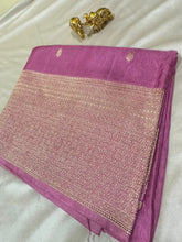 Viscose silk saree with blouse | Glow & Glitter Boutique