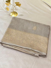 Viscose silk saree Ivory Shade | Glow & Glitter Boutique