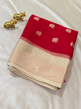 Vintage viscose silk saree Burnt Orange With Chikku Color Border | Glow & Glitter Boutique