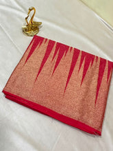 Vinatage Style Banaras saree Red Color Shade With Gold Zari Border | Glow & Glitter Boutique