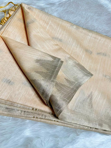 Golden Temple Border Art Silk Saree | Glow & Glitter Boutique