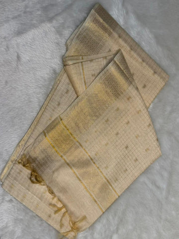 Art Silk Onam Special – Kerala Heritage Sarees | Glow & Glitter Boutique