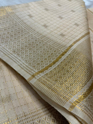 Art Silk Onam Special – Kerala Heritage Sarees | Glow & Glitter Boutique