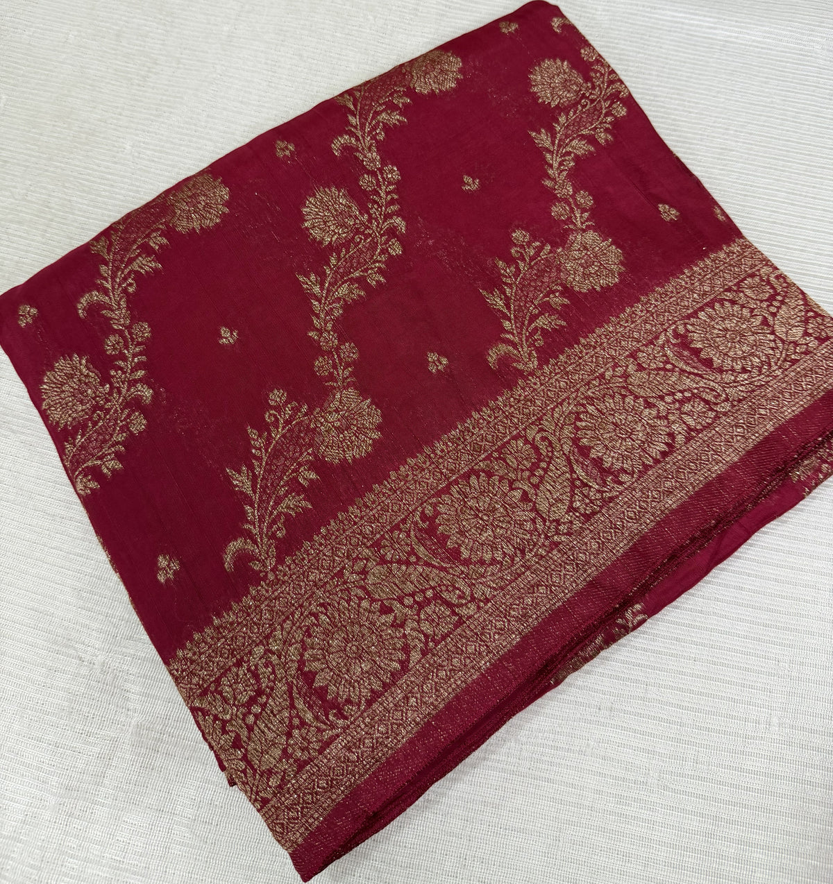 Tussar silk saree PIink with Jaal Design | Glow & Glitter Boutique