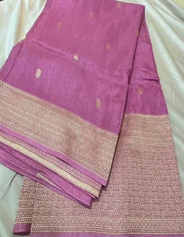 Viscose silk saree with blouse | Glow & Glitter Boutique