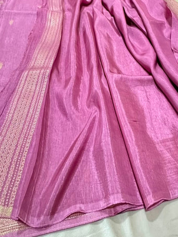 Viscose silk saree with blouse | Glow & Glitter Boutique