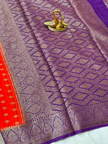 Premium Banaras georgette silk | Glow & Glitter Boutique