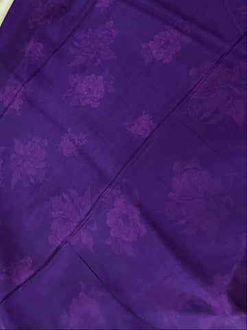 Banaras digital silk saree Purple Color Shade | Glow & Glitter Boutique