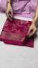 PC Jaal Red | Semi tussar silk with beautiful print and zari work