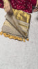 Linen Tissue Gold | HANDLOOM SAREES