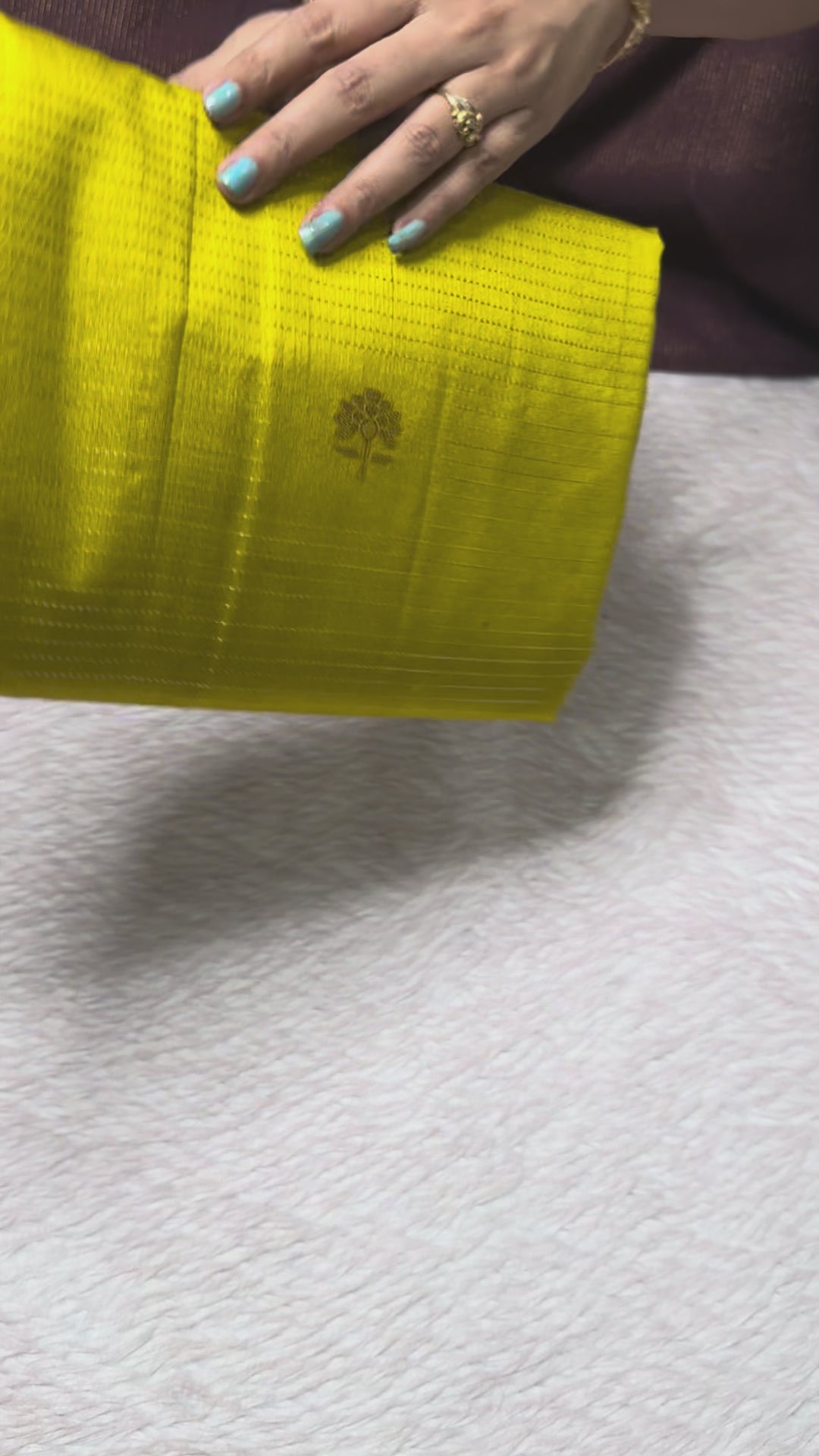 Straight Lemon Green | SEMI RAW SILK VARITIES