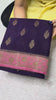 Tussar Contrast Violet | Exclusive Sarees