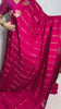 Mild yellow - Banarasi soft silk floral and horizontal stripes weaving - Durga